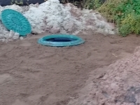 Вид готового фильтрационного колодца Вид готового фильтрационного колодца