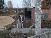 Установка ж/б лотков Установка ж/б лотков